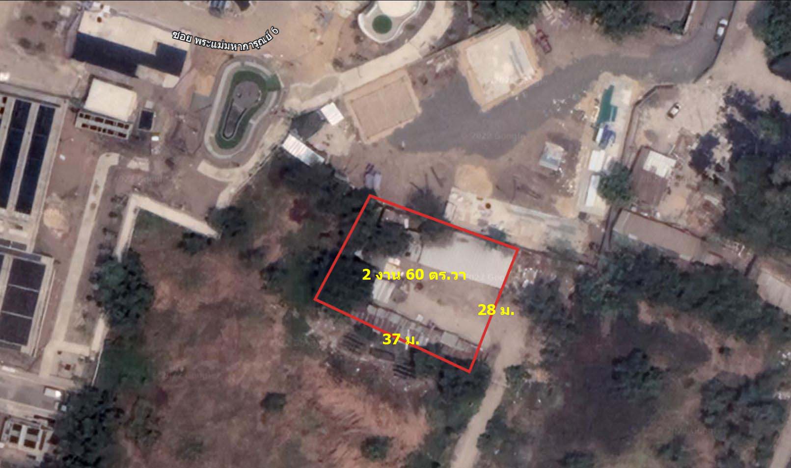 ขายที่ดิน 260 ตรว. ซอยพระเเม่มหาการุณย์ ปากเกร็ด นนทบุรี